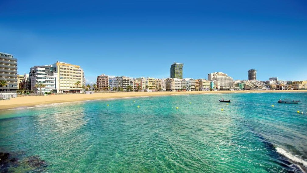 Playa de las Canteras, Las Palmas, Gran Canaria, Canary Islands, Spain